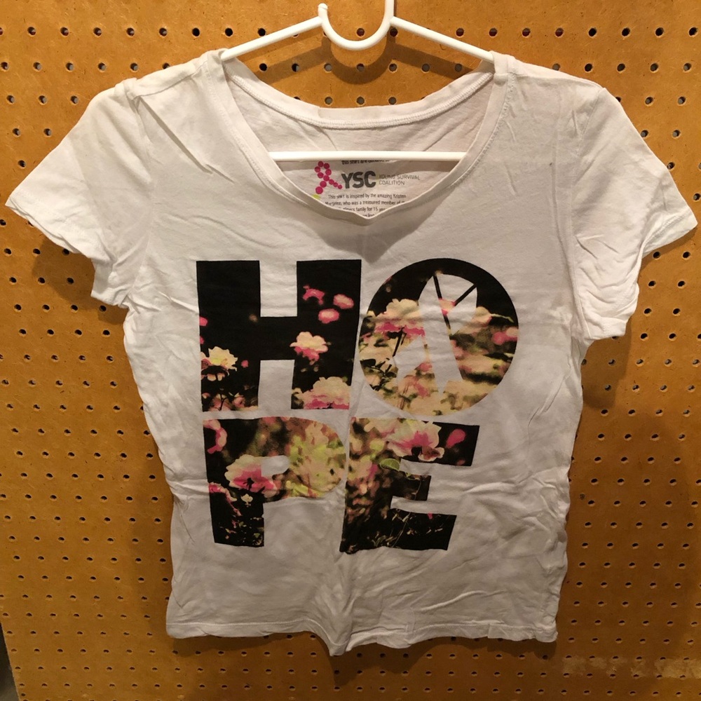 Urban Outfitters Young Survival Coalition Hope Tee Shirt Top